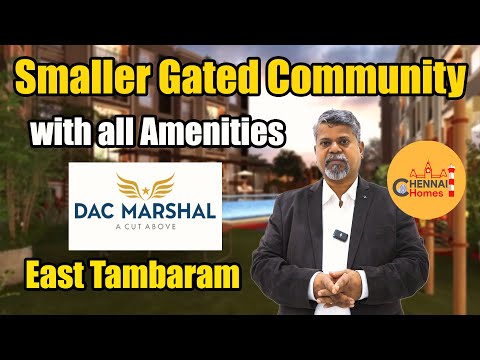 Smaller Gated Community with all Amenities Apartment For Sale 🤩 | DAC Marshal Tambaram