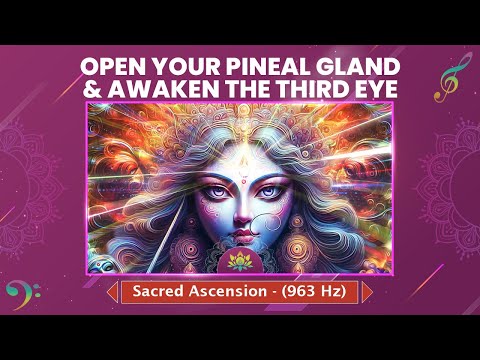 (963 Hz) Sacred Ascension - Open Your Pineal Gland, Activate DMT & Awaken The Third Eye - Meditation