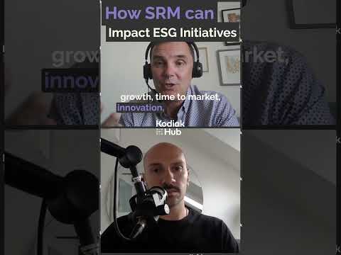 How SRM Impacts ESG part 6 - The Way We Source w/ Stephane Morel