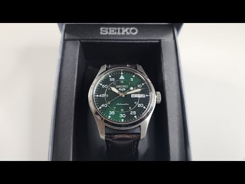 Seiko 5 Green Dial SRPJ89 - Unboxing and First impressions