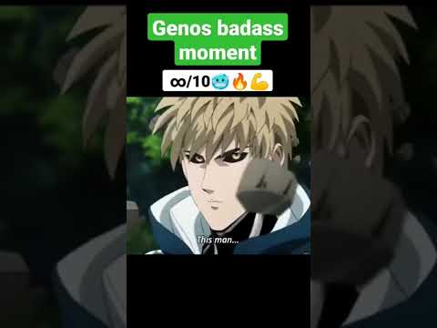 Genos Badass Moment 😵 #onepunchman #genos #shorts