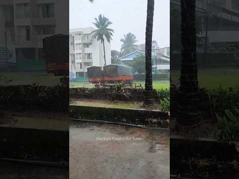 #shorts#Monsoon#weathercondition|| Extreme Rain in Ratnagiri Maharashtra