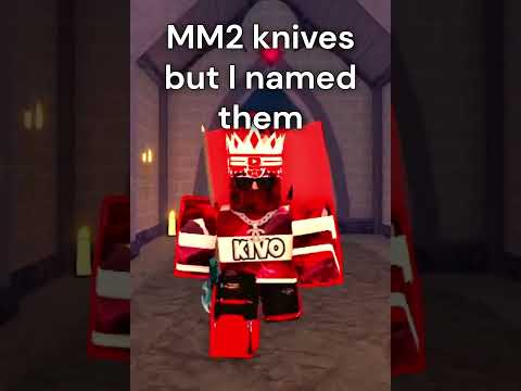 MM2 knives but I named them #roblox #robloxshorts #shorts