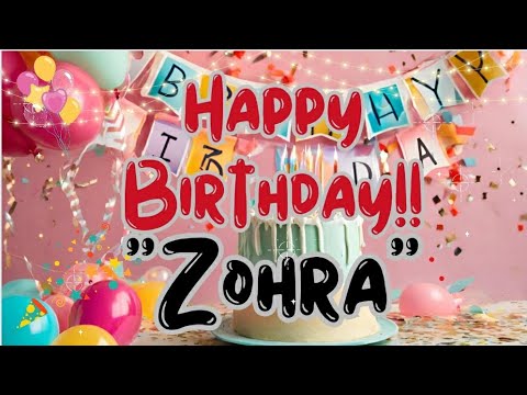 Beautiful Birthday wishes for Zohra🎂||Happy Birthday Zohra ||#wishingstar1