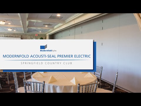 Modernfold Acousti-Seal Premier Electric | Springfield Country Club