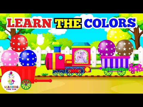 Learn the COLORS with Trains for Kids (Say Each Color Out Loud) | Learning Videos for Toddlers