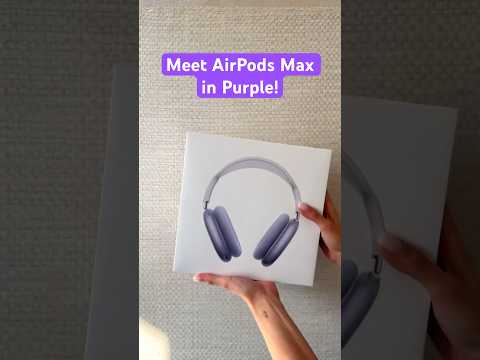 Unboxing the new AirPods Max in Purple🤩