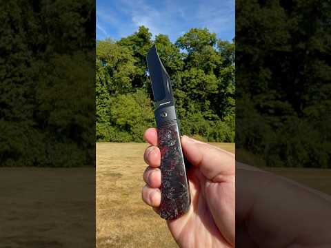 Jack Wolf Knives Benny's Clip Fat Carbon Dark Matter Red DLC