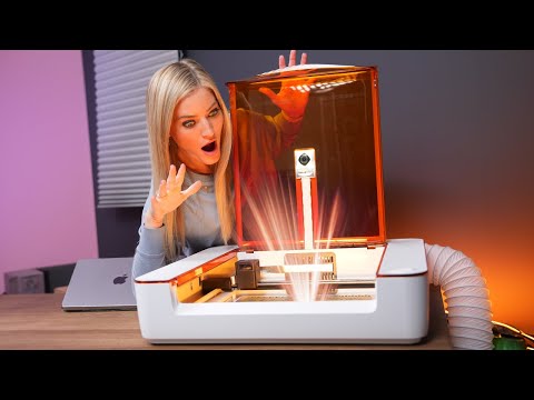 The coolest new piece of tech! Glowforge Aura Craft Laser!