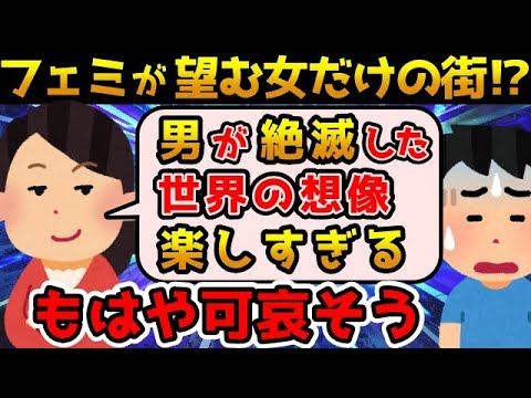 ツイフェミが望む理想の街はやっぱり男女平等とはかけ離れたものだった【ゆっくり解説】