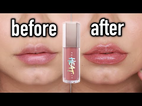 The Best Lip Plumping Gloss? New Fenty Beauty Gloss Bomb Heat Lip Luminizer + Plumper Review FU$$Y