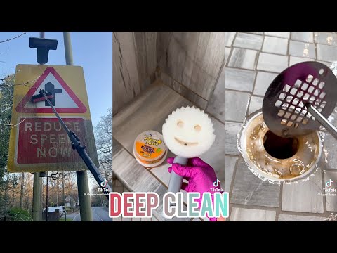 Deep Clean Tiktok Compilation 🫧 #ExtremelySatisfying ✨ Vlogs from TikTok ✨