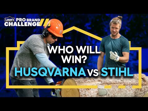 Husqvarna 500 Series OPE Challenges Stihl | Lowe's PRO Brand Challenge