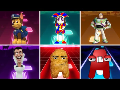 Chase PAW Patrol 🆚Digital Circus 🆚 Buzz Lightyear 🆚 Skibidi Toilet🆚 Gegagedigedagedago🆚Alphabet Lore