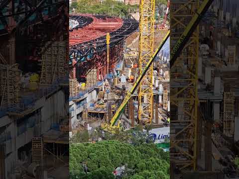 OBRAS CAMP NOU  #nuevoestadio #newcampnou #construction #arquitetura#stadiums#football #fcbarcelona