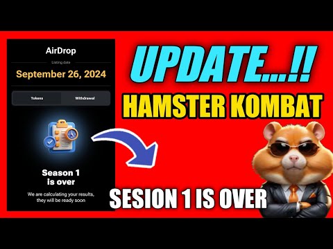 Hamster Kombat Sesion 1 is Over, Siap² Klaim Airdrop Koin Hmstr