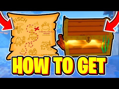 How To GET TREASURE MAPS & FIND TREASURE CHEST LOCATIONS In Fisch! Roblox