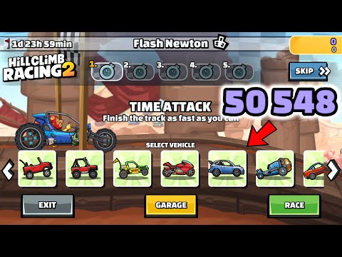 Hill Climb Racing 2 - 50548 points in FLASH NEWTON Team Event GamePlay