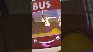 Wheels On The Bus #shorts #streetvehicles #ytshorts #bussong #bob