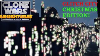 1ST VIDEO OF 2024! Clone Wars Adventures Emulator: Glitch City Christmas Exploration