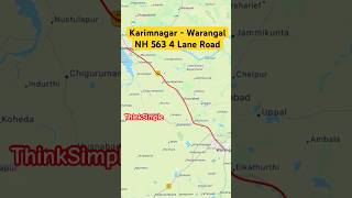 Warangal Karimnagar Highway NH 463 4 Lane Expansion #warangal #karimnagar #telangana #thinksimple