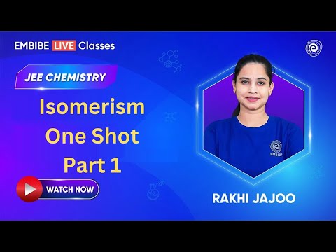 Isomerism One Shot | Part 1 | Chemistry For JEE 2025 | Rakhi Jajoo