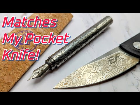 Grippy Titanium Pocket Pen - Shibui North EDC Fountain Pen