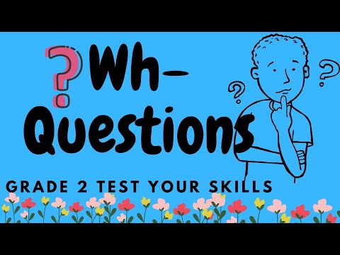 Wh-Question Practice - Grade 2 Language Arts #esl