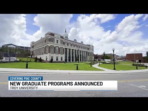 Troy University announces new graduate programs