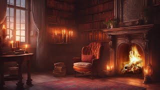 Relaxing Piano with Fireplace Sounds - Sleep, Meditate, Study, Relax, Stress Relief, Warm Ambience