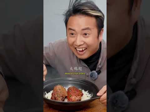 What a big piece of braised pork!| TikTok Video|Eating Spicy Food and Funny Pranks| Funny Mukbang