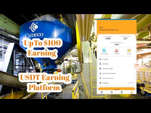 Cameco Corporation|2024 Usdt project|High-yield USDT| Automatic income | Easily make money at home