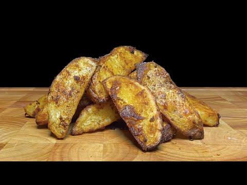 Seasoned Oven Baked Potato Wedges!