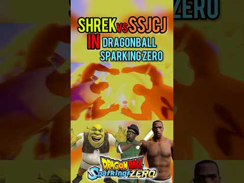 Shrek vs Cj in Dragonball Sparking Zero #dragonball #dragonballsparkingzero #supersaiyan #shorts