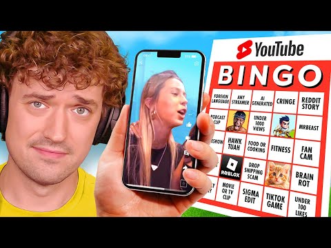 I Played YouTube Shorts Bingo!