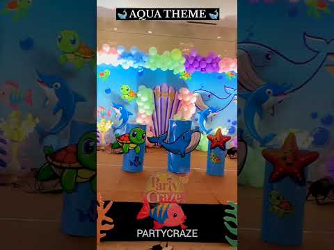 Aquarium Theme | #event #balloondecoratorinpatna #birthdayparty #patna