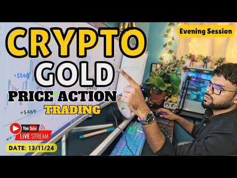 Live on Bitcoin | Gold |Scalp with Price Action @b.techtraderss  #live #Btc #trading #13-10-2024