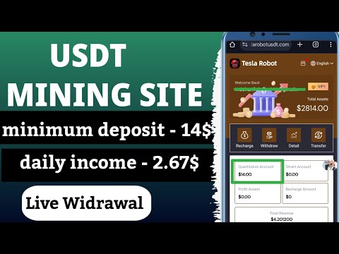 Usdt Earning Site | Earn Free Usdt | Best Usdt Investment site | New Usdt Mining | Online income bd