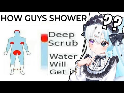 Why scrub so hard in those areas? | Aquwa Reacts to Memes Guys Will Understand