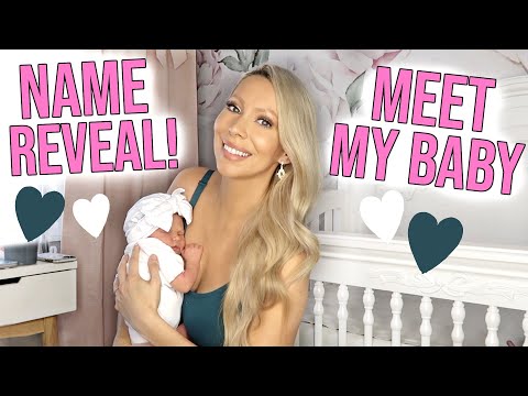 MEET MY BABY + NAME REVEAL!