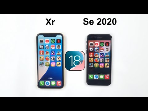 iOS 18 - iPhone XR vs iPhone SE 2020 Speed Test Comparison