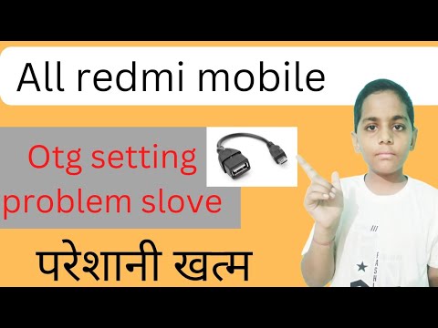 how to slove mi otg problem l redmi ke mobile me otg setting / otg cable connect mobile