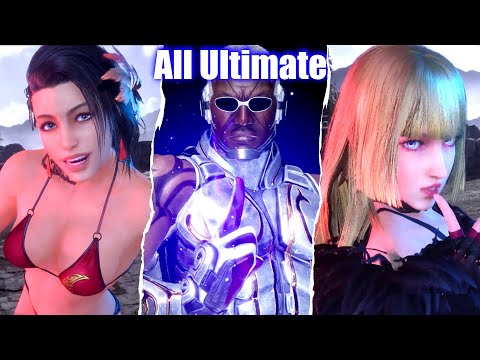 Tekken 8 - All Characters Rage Art & Heat Smash (Closed Beta)