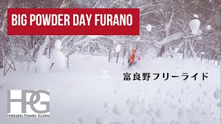 BIG POWDER DAY; Furano 富良野 Freeride