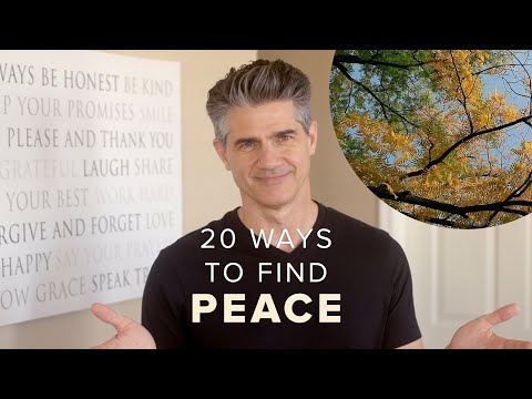 20 Simple Ways to Find a Moment of Peace