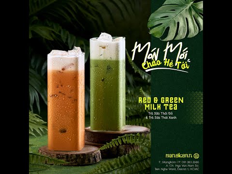 Trà sữa Thái xanh, Thái đỏ - Loi's Drink | Mangkorn #shorts