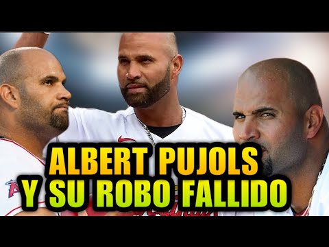 ALBERT PUJOLS Y SU PEOR INTENTO DE ROBO, PUJOLS FUNNY STEAL - MLB BASEBALL SPORTS