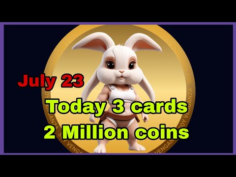 Rocky rabbit 3 cards today july 23