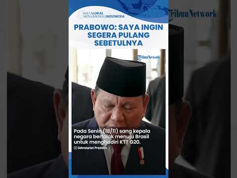 Presiden Prabowo Bakal Mampir ke Timur Tengah di Kala Konflik: Saya Ingin Segera Pulang Sebetulnya