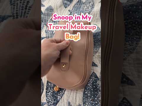 Snoop Inside My Travel Makeup Bag #makeup #travelbag #makeupcollection